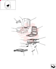 SEAT ASSY. 72288013