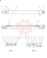 HYDRAULIC CYLINDER 72284393