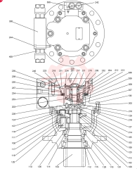 HYDRAULIC MOTOR,22.1CC
