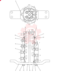 HYDRAULIC SWIVEL 24100J12703F1