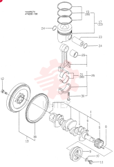 CRANKSHAFT ASSY VV12940721000