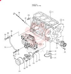 LUB OIL SYSTEM(A) 4TNE88-YBC