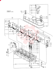 CYLINDER HEAD & BONNET (A) 4TNE88-YBC