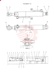 CYLINDER ASSY, BOOM PY01V00031F1.F2