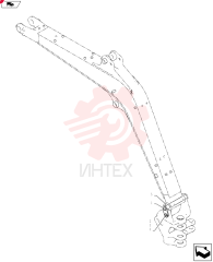 Схема (SK55SRX) - CRAWLER EXCAVATOR, ASN PS02-00101 - (NA) (10/11-12/13) PH02B00084F1