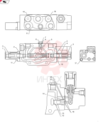 Схема (SK55SRX) - CRAWLER EXCAVATOR, ASN PS02-00101 - (NA) (10/11-12/13) PY64H00077F1 (1)