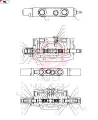 Схема (SK55SRX) - CRAWLER EXCAVATOR, ASN PS02-00101 - (NA) (10/11-12/13) PY64H00077F1 (6)