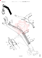 HYD LINES, BOOM (For FIXED PARTS) PW42H00007F1