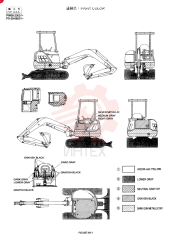 Схема (30SR-2) - COMPACT EXCAVATOR ASN PW08-20001 (1/01-12/04)