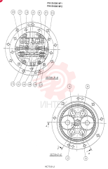 HYDRAULIC MOTOR PW15V00018F2 (1)