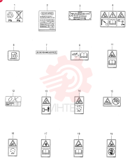 NAME PLATE, INSTAL (For STD.) PW22T00038F1 (2)