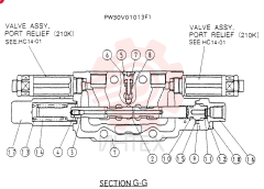 HYDRAULIC VALVE PW30V01013F1