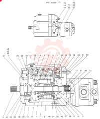 HYDRAULIC PUMP PW10V00011F1