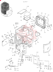 CAB ASSY, Serial Range: PW07001-PW09500 PH02C00003F1 (2)
