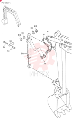 HYD LINES, ARM (For LONG) PW43H00001F2