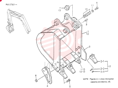 BUCKET ASSY (For 18S TOOTH)