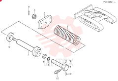 IDLER ADJUST ASSY PW54D00005F2