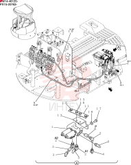 Схема (30SR) - CRAWLER EXCAVATOR - PW14-45964 - (1/03-12/04) PW64H00084F1