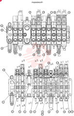 Схема (35SR) - COMPACT EXCAVATOR BTW PX05001 - PX06500 (1/04-12/04) PX30V00020F1