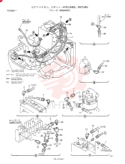 HYD LINES, RETURN (For BREAKER) PX32H00004F2