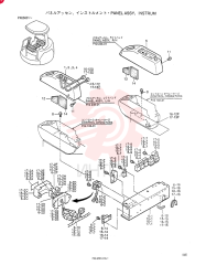 PANEL ASSY INSTRUMENT (For STD) PW17M00001F1 (4)