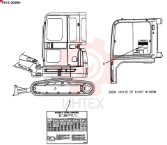 Схема (35SR-5 PX15-20658) - CRAWLER EXCAVATOR - PX15-20658 - (1/08-12/13) PX22T00082F2