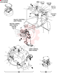 Схема (35SR-5 PX15-20658) - CRAWLER EXCAVATOR - PX15-20658 - (1/08-12/13) PW32H00014F1