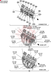 Схема (35SR-5 PX15-20658) - CRAWLER EXCAVATOR - PX15-20658 - (1/08-12/13) PW03H00039F1 (2)