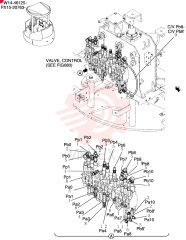 Схема (35SR-5 PX15-20658) - CRAWLER EXCAVATOR - PX15-20658 - (1/08-12/13) PW06H00021F1