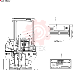 Name Plate Instal PW22T00174F1
