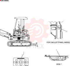 Name Plate Instal PW22T00114F1