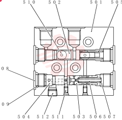 HYDRAULIC VALVE PY64H00003F1