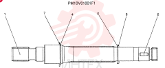 SHAFT PM10V01001S001