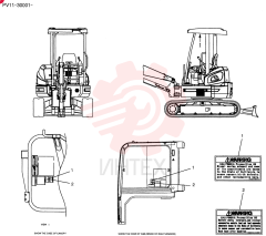 WARNING DECAL 2432T6457