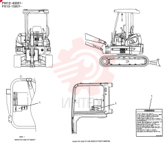 WARNING DECAL PE20T01028P1