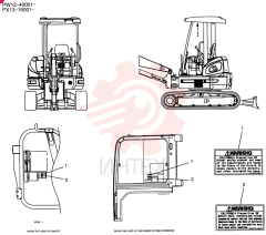 WARNING DECAL 2432T6457