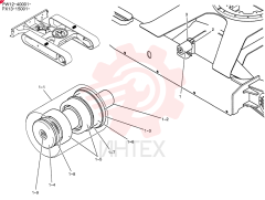ROLLER ASSY. PW64D01017F1