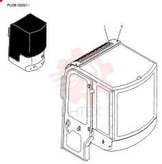 Схема (17SR-3) - COMPACT EXCAVATOR - (NA) ASN PU08-05001 - (3/07-12/13) PU02C01133P1