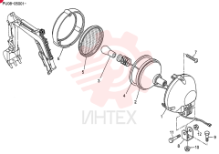 Схема (17SR-3) - COMPACT EXCAVATOR - (NA) ASN PU08-05001 - (3/07-12/13) PF80S00002S001