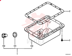 ENGINE OIL PAN VAMM437065