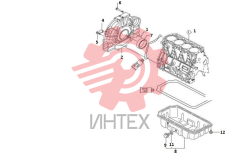 Корпус маховика и масляный поддон 40C0863 3 000