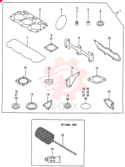 GASKET SET (NON-ASB.) (OPTIONAL PART) VV12900192690