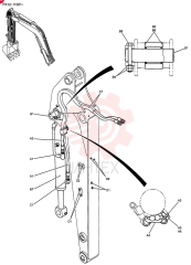 HYD LINES, ARM PX43H00016F1