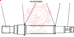 SHAFT ASSY. PX10V01004F1