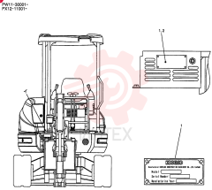 NAME PLATE INSTAL PW22T00174F1