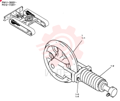IDLER ASSY, CRAWLER PX52D00017F1