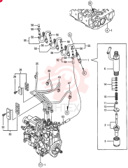 FUEL SYSTEM INJECTOR VV72964553100