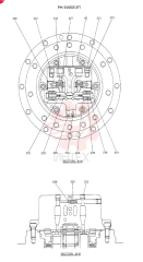 HYDRAULIC MOTOR PH15V00012F1 (2)