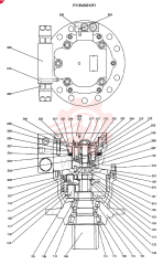 HYDRAULIC MOTOR,22.1CC PY15V00012F1 (1)