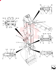 Схема (30SR-5) - COMPACT CRAWLER EXCAVATOR - ASN PW14-46519 (NA) (1/08-12/11) PX12B00134F1